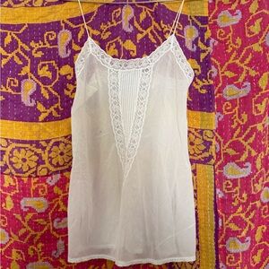 Dior Cream Lace Sheer Lingerie